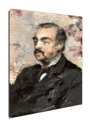 Portrait of Julien de la Rochenoire, Edouard Manet - obraz na płótnie 40x50