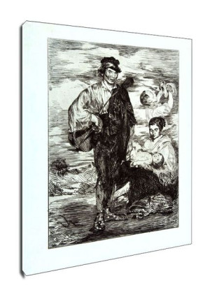 The Gypsies (Les Gitanos), Edouard Manet - obraz na płótnie 60x90 cm