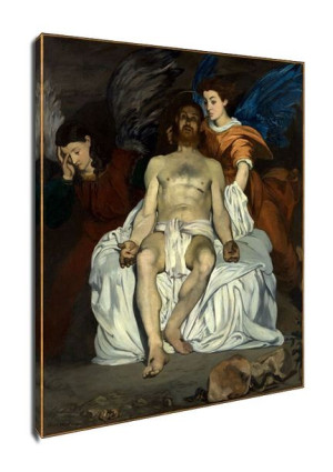 The Dead Christ with Angels, Edouard Manet - obraz na płótnie 70x100 cm