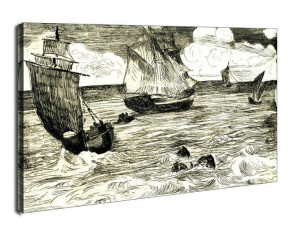 Marine, Edouard Manet - obraz na płótnie 50x40 cm