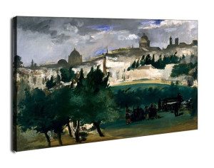 The Funeral, Edouard Manet - obraz na płótnie 80x60 cm
