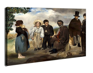 The Old Musician, Edouard Manet - obraz na płótnie 50x40 cm