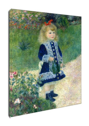 A Girl with a Watering Can, Auguste Renoir - obraz na płótnie 60x80 cm