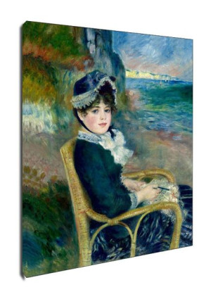 By the Seashore, Auguste Renoir - obraz na płótnie 20x30 cm