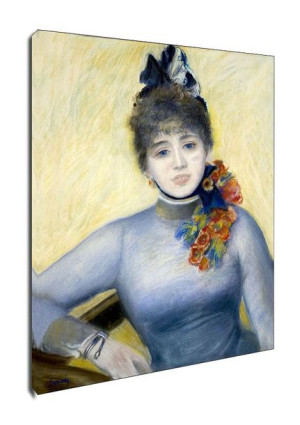 Caroline Rémy (Séverine), Auguste Renoir - obraz na płótnie 60x80 cm