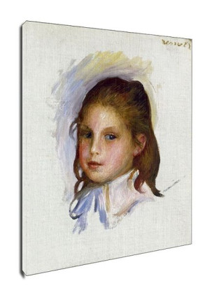 Child with Brown Hair, Auguste Renoir - obraz na płótnie 30x40 cm