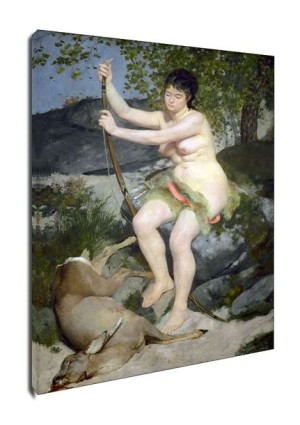 Diana, Auguste Renoir - obraz na płótnie 70x100 cm
