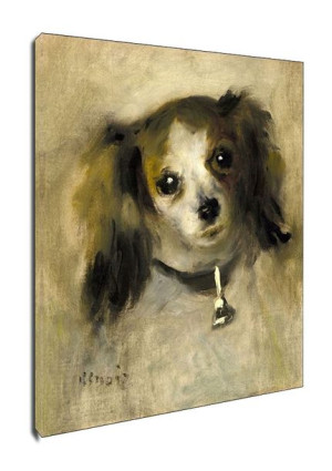 Head of a Dog, Auguste Renoir - obraz na płótnie 70x100 cm