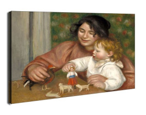 Child with Toys Gabrielle and the Artist_s Son, Jean, Auguste Renoir - obra