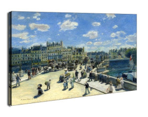 Pont Neuf, Paris, Auguste Renoir - obraz na płótnie 120x90 cm