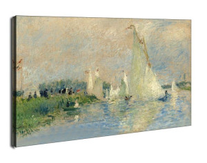 Regatta at Argenteuil, Auguste Renoir - obraz na płótnie 70x50 cm