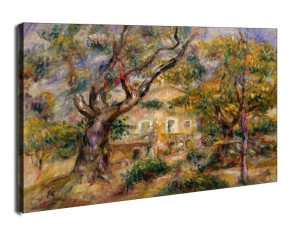 The Farm at Les Collettes, Cagnes, Auguste Renoir - obraz na płótnie 40x30