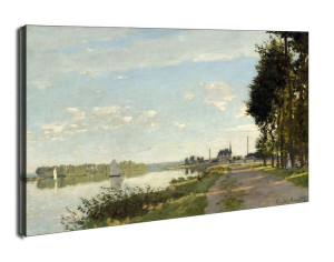 Argenteuil, Claude Monet - obraz na płótnie 120x90 cm