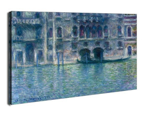 Palazzo da Mula, Venice, Claude Monet - obraz na płótnie 100x70 cm