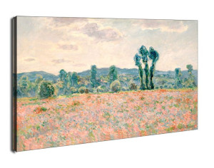 Pole Maków, Claude Monet - obraz na płótnie 100x70 cm