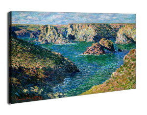 Port donnant belle ile, Claude Monet - obraz na płótnie 60x40 cm