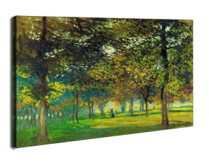 The allee du champ de foire at argenteuil, Claude Monet - obraz na płótnie