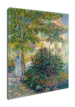 Camille monet in the garden at the house in argenteuil, Claude Monet - obra