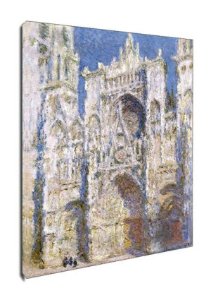 Katedra w Rouen Zachodnia Fasada w Promieniach Słońca, Claude Monet - obraz