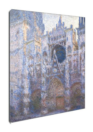 Katedra w Rouen Zachodnia Fasada, Claude Monet - obraz na płótnie 70x100 cm