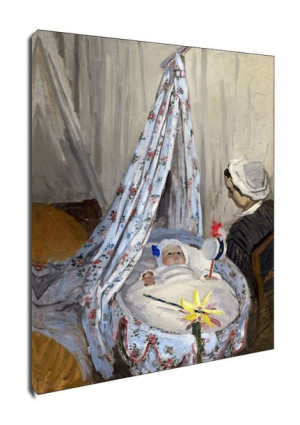 The Cradle Camille with the Artist s Son Jean, Claude Monet - obraz na płót