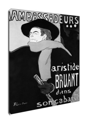 Ambassadeurs Aristide Bruant, Henri de Toulouse-Lautrec - obraz na płótnie
