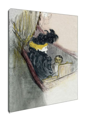 A Princely Idyl, Clara Ward, Henri de Toulouse-Lautrec - obraz na płótnie 4