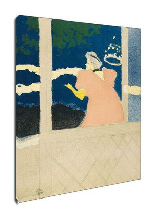 At Les Ambassadeurs (Au Café Concert), Henri de Toulouse-Lautrec - obraz na