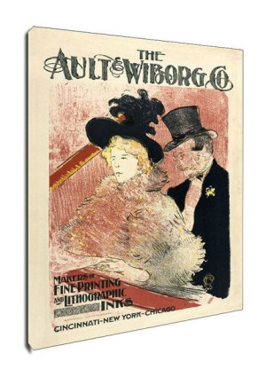 Au Concert, Henri de Toulouse-Lautrec - obraz na płótnie 50x70 cm