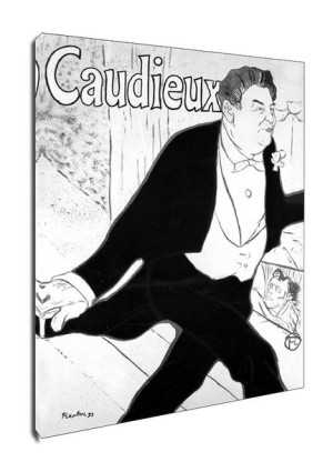 Caudieux, Henri de Toulouse-Lautrec - obraz na płótnie 60x80 cm