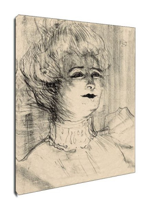 Marie Louise Marsy, Henri de Toulouse-Lautrec - obraz na płótnie 50x70 cm