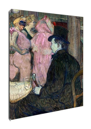 Maxime Dethomas, Henri de Toulouse-Lautrec - obraz na płótnie 70x100 cm