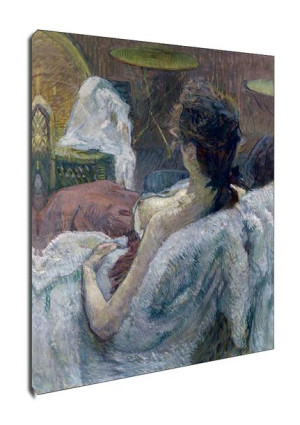 The Model Resting, Henri de Toulouse-Lautrec - obraz na płótnie 30x40 cm