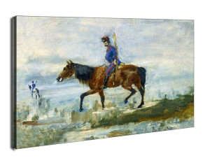 Hussars, Henri de Toulouse-Lautrec - obraz na płótnie 80x60 cm