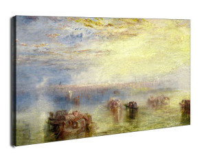 Approach to Venice, William Turner - obraz na płótnie 100x70 cm