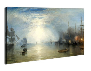 Keelmen Heaving in Coals by Moonlight, William Turner - obraz na płótnie 40