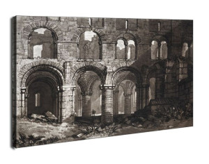 Liber Studiorum Holy Island Cathedral, William Turner - obraz na płótnie 90