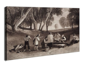 Liber Studiorum Juvenile Tricks, William Turner - obraz na płótnie 70x50 cm