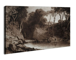 Liber Studiorum Near Blain Athol, Scotland, William Turner - obraz na płótn