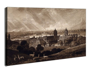 London from Greenwich (Liber Studiorum, part V, plate 26), William Turner -