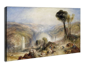 Oberwesel, William Turner - obraz na płótnie 70x50 cm