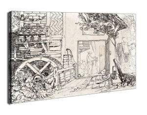 Pembury Mill, Kent (Liber Studiorum, part III, plate 12), William Turner -