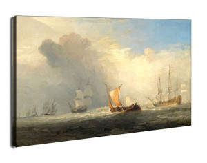 Rotterdam Ferry Boat, William Turner - obraz na płótnie 100x70 cm