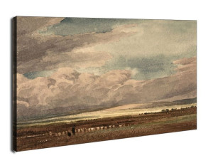 Salisbury Plain with Old Sarum in the Distance, Wiltshire, William Turner -