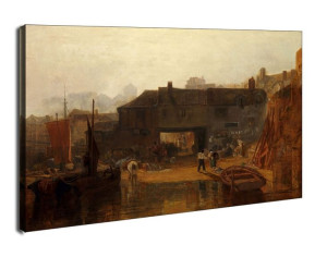 Saltash with the Water Ferry, Cornwall, William Turner - obraz na płótnie 8