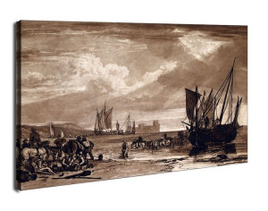 Scene on the French Coast (Liber Studiorum, part I, plate 4), William Turne