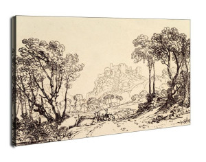 The Castle above the Meadows (Liber Studiorum, part II, plate 8), William T