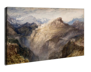 The Fort of L Esseillon, Val de la Maurienne, France, William Turner - obra