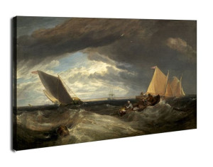 The Junction of the Thames and the Medway, William Turner - obraz na płótni