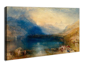 The Lake of Zug, William Turner - obraz na płótnie 50x40 cm
